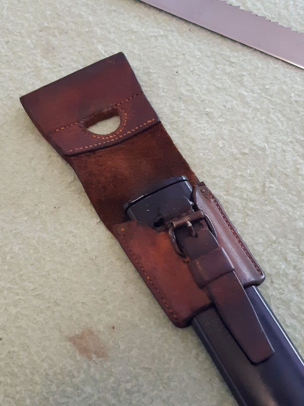 Schweizer Armee Stichwaffen: Faschinenmesser 1875/15 – Gebraucht aus Neuenkirch von STMK21 5