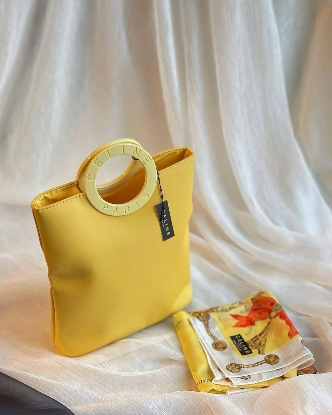 Celine Borse da donna: Celine Mini Bag 20x20 + Baumwolltuch – Nuovo e nell'imballaggio originale da Zürich venduto da LIMAR 2