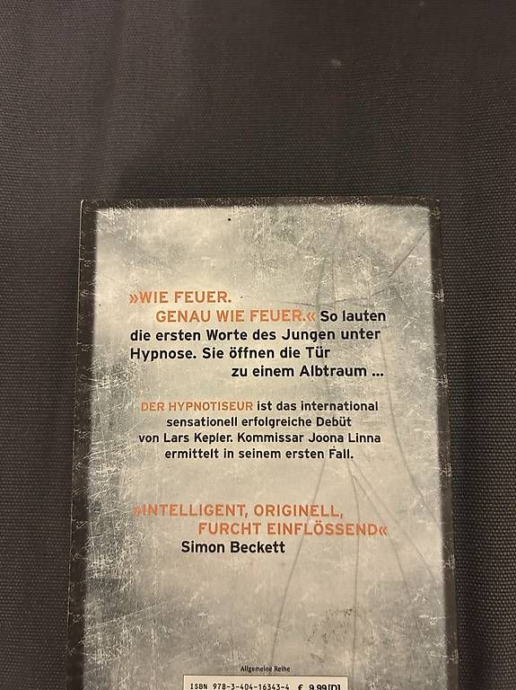 Bücher: Kriminalroman der Hypnotiseur  – Gebraucht aus Riniken von sel_p98d 1
