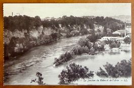 Genève - La Jonction du Rhône et de l'Arve 1914