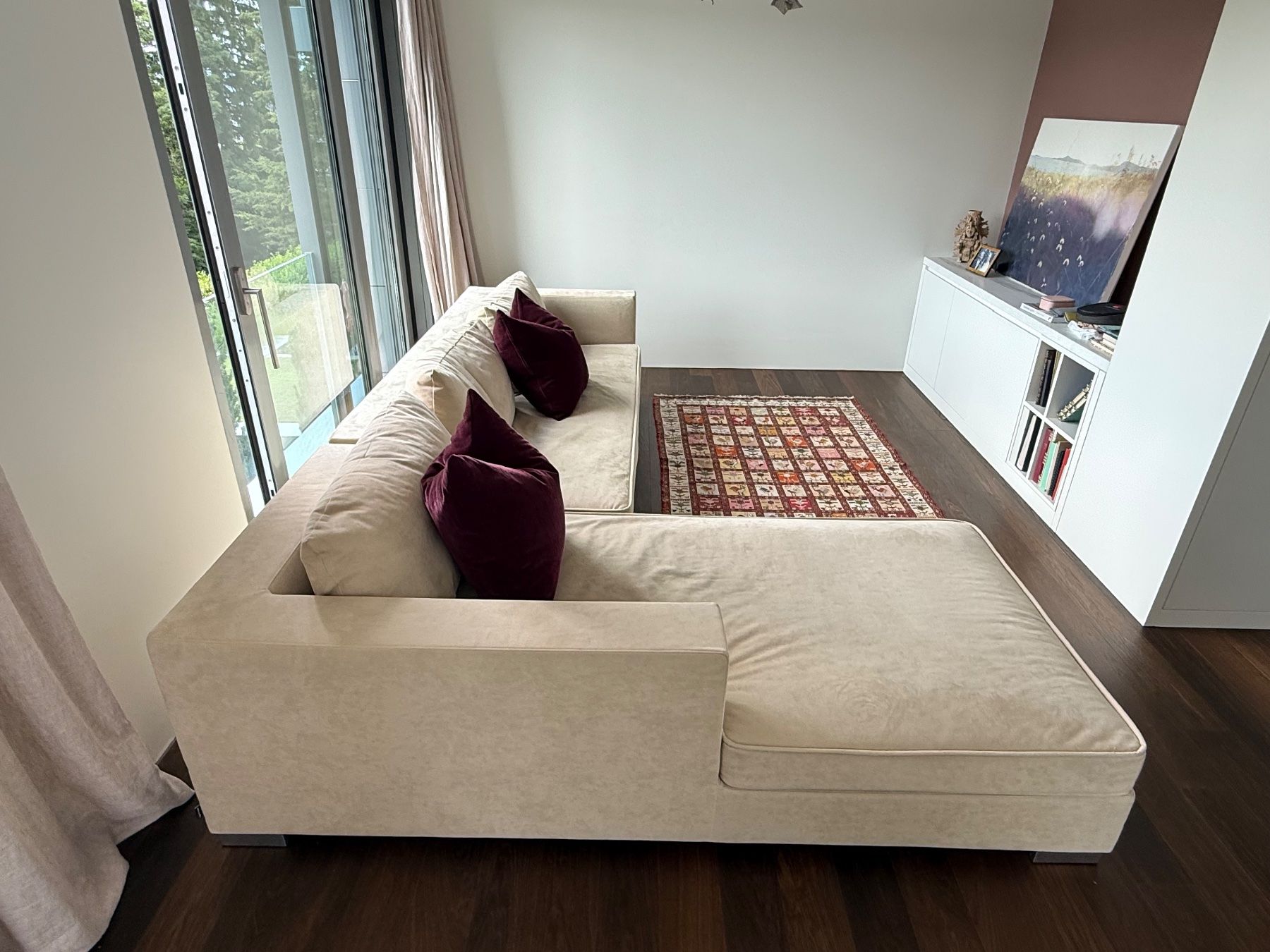 Divani: Ligne Rose Ecksofa mit beige Stoff – Usato da Herrliberg venduto da sir_58tl 1