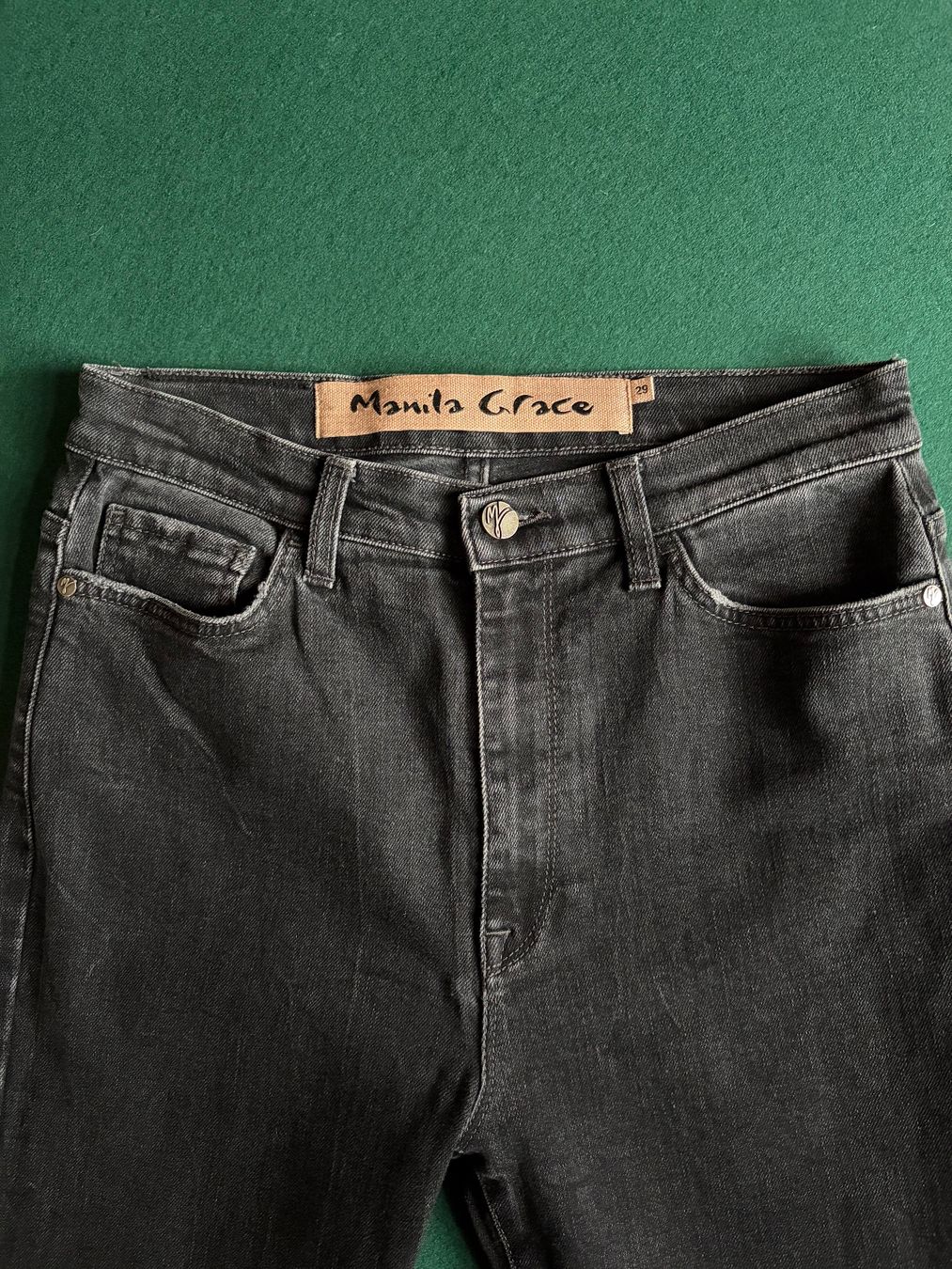 Manila Grace Jeans: MANILA GRACE  Jeans mit hoher Taille  Größe 29 – Usato da Interlaken venduto da Bona55 6