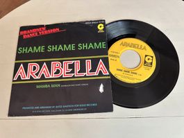 ARABELLA tolle Shame Shame Shame Single SWISS Disco Electro