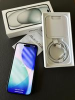 Apple iPhone 15 128GB schwarz - Glas Rückseite gebrochen