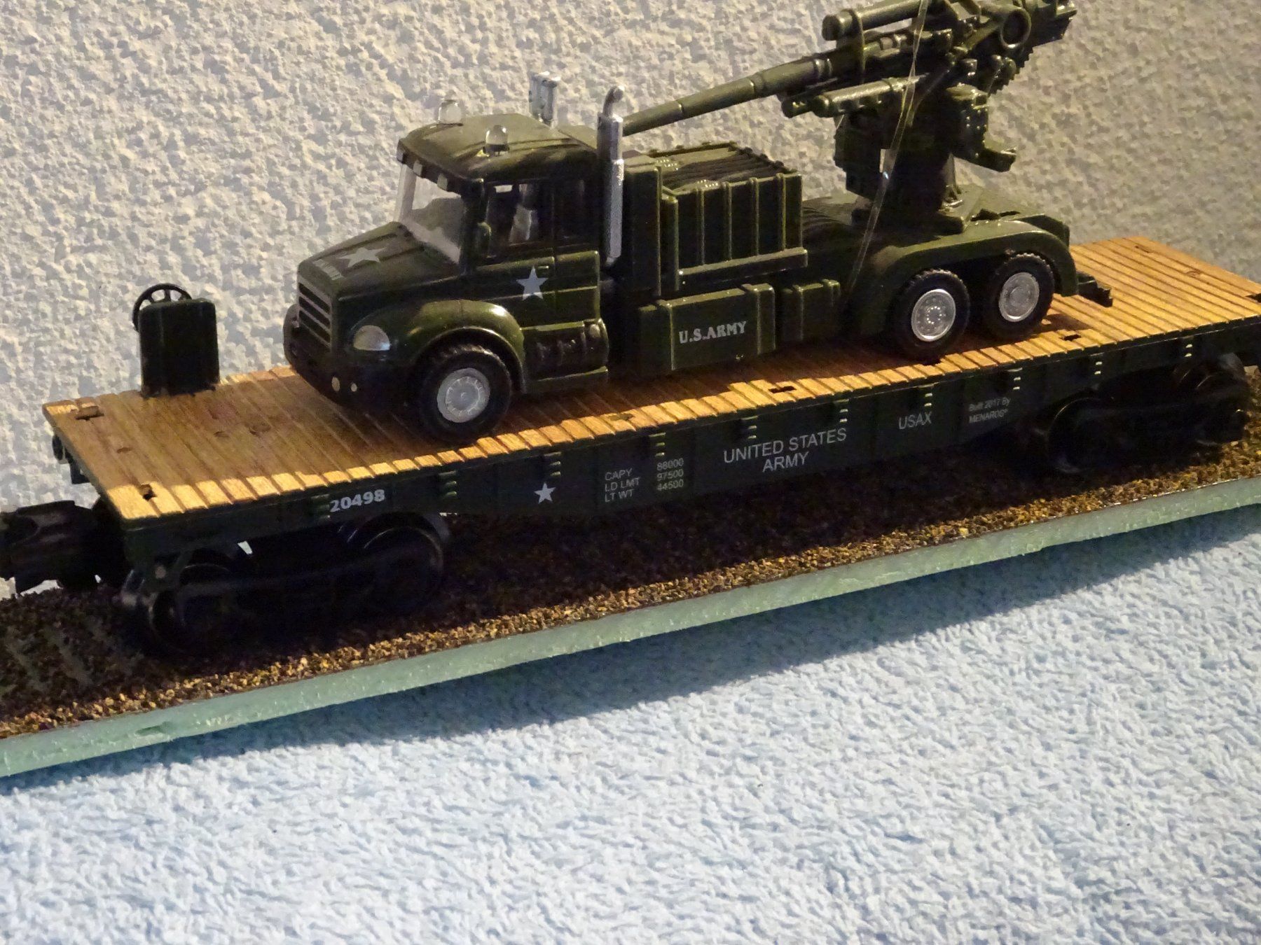 Kit di modellismo & Modellini statici: US Army Militär Waggon mit Geschütz – Usato da Hirschthal venduto da Legov 1