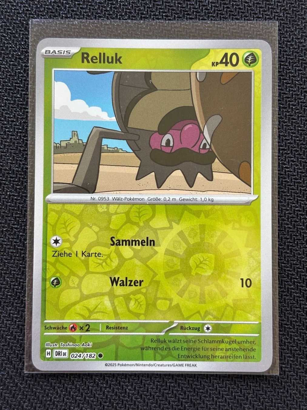 Pokémon Sammelbilder & Trading cards: Relluk (DRI 024) Reverse Holo - Ewige Rivalen - DE – Neu (gemäss Beschreibung) aus Hergiswil NW von Feybyen