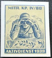 Soldatenmarken 2.WK, Mitrailleur Kp IV/80, ges, Wi Inf 450-2