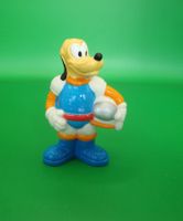 MOTORRAD GOOFY MIT HELM BLAU ORANGE DISNEY 6CM FIGUR
