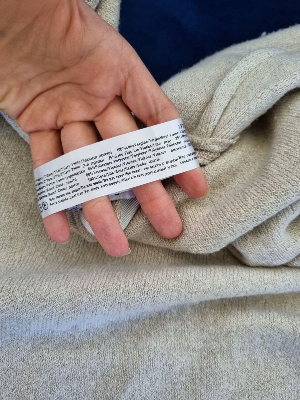 Cappotti: Strickmantel Lorena Antoniazzi 36 beige – Usato da Bad Zurzach venduto da Mfritzli 5