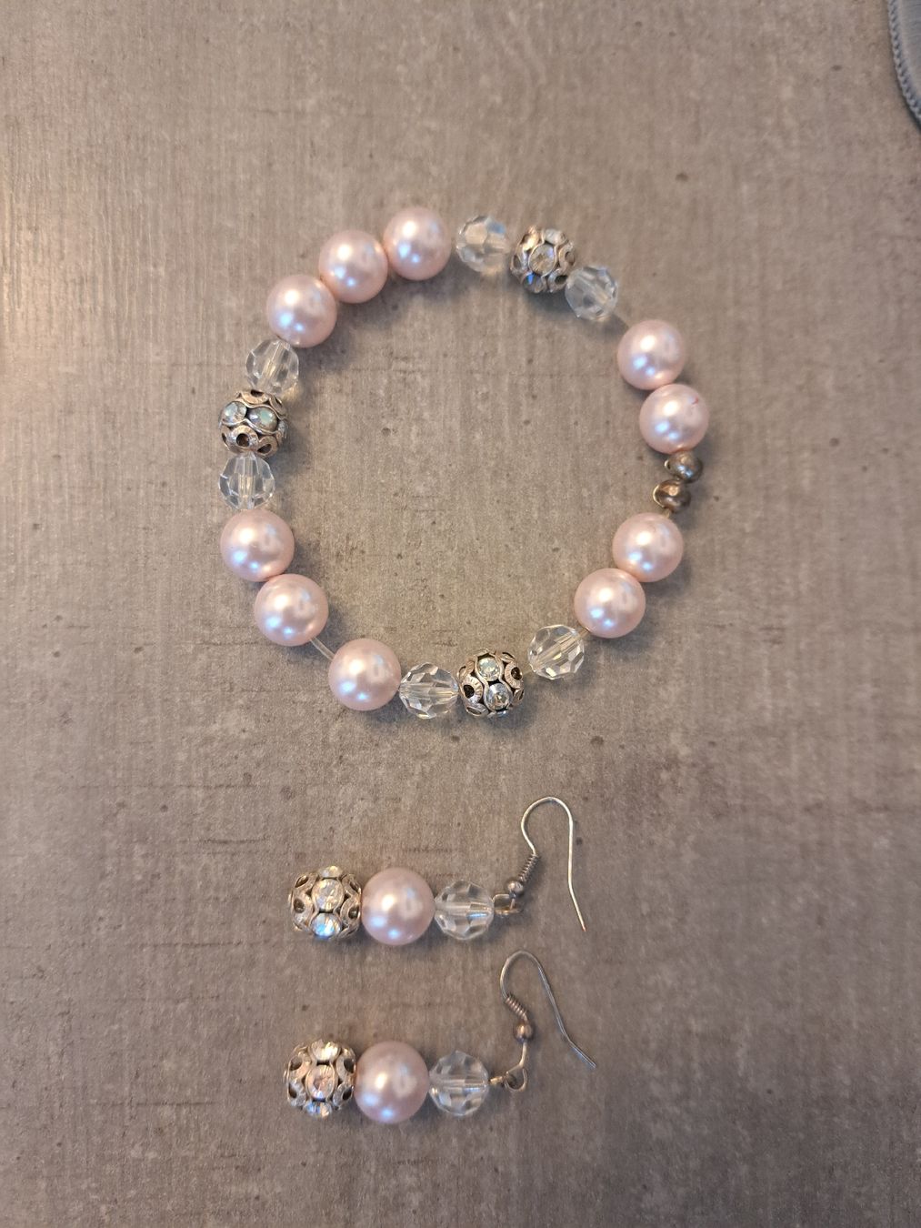 Bracciali & Braccialetti: Sternenzauber Armband & passende Ohrringe rosa (handmade) – Usato da Burgdorf venduto da Ninu88