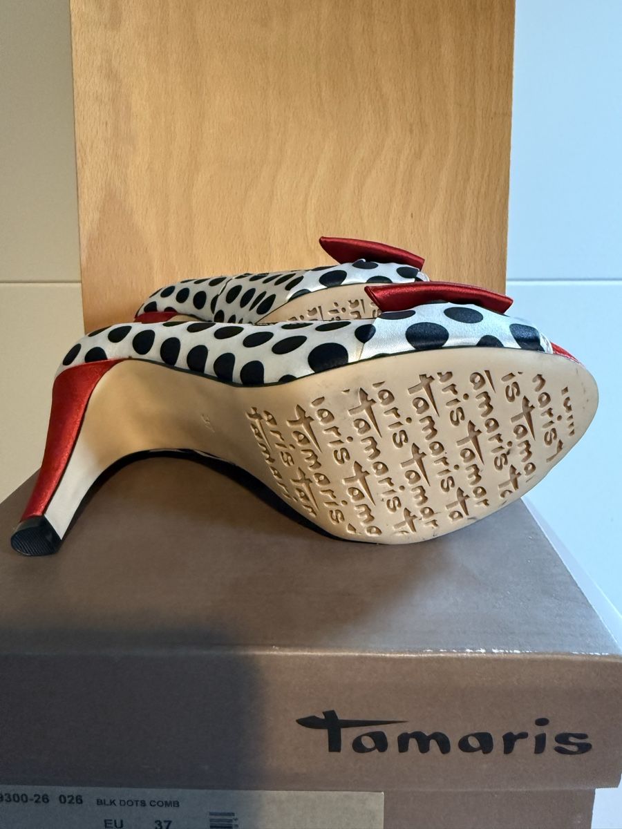 Scarpe da donna: Damen Schuhe Polka dots muster – Usato da Zurich venduto da Alinecnicolet 6