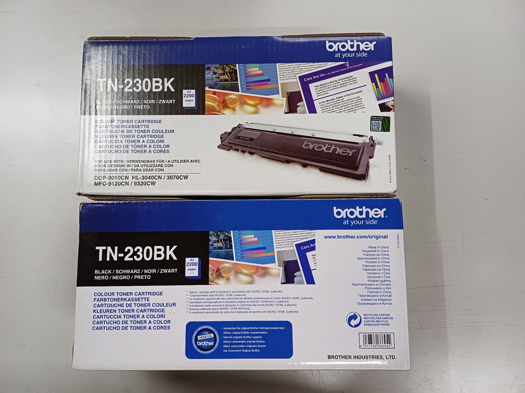 Brother Cartucce per stampanti & toner: Brother TN 230 Black & Cyan – Nuovo e nell'imballaggio originale da Lommiswil venduto da Upa