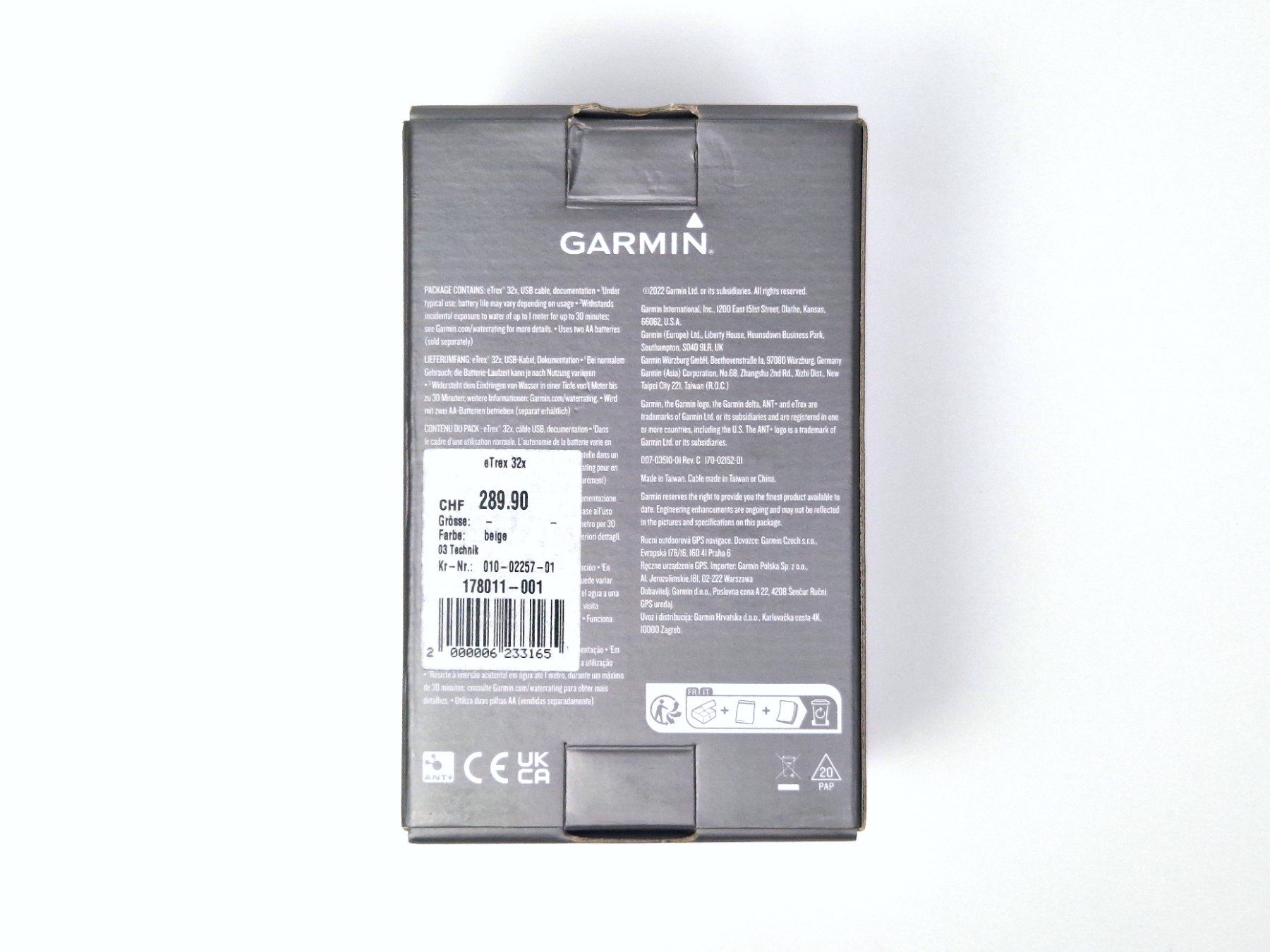 Garmin GPS & Strumenti di misurazione: Garmin GPS eTrex 32x – Usato da Basel venduto da Restwert_Basel 2