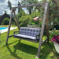 Hollywoodschaukel aus Lärchenholz  robust & hochwertig
