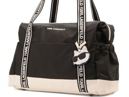 Karl Lagerfeld Kids Reisetasche Gefüttert Schwarz