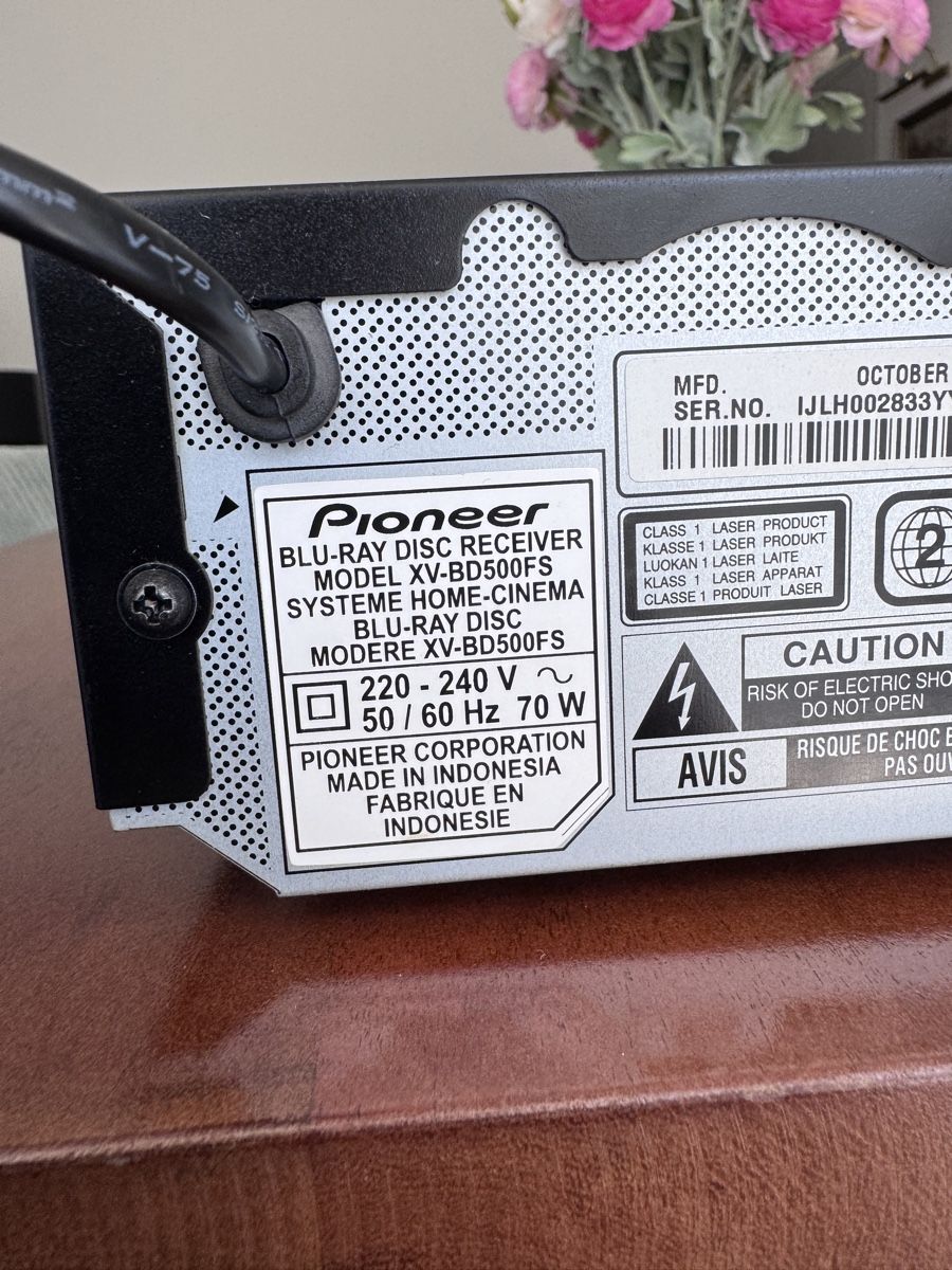 Pioneer Receiver: Pioneer Blu-ray Disc Receiver XV-BD500FS – Gebraucht aus Seewen SZ von QM.03 7