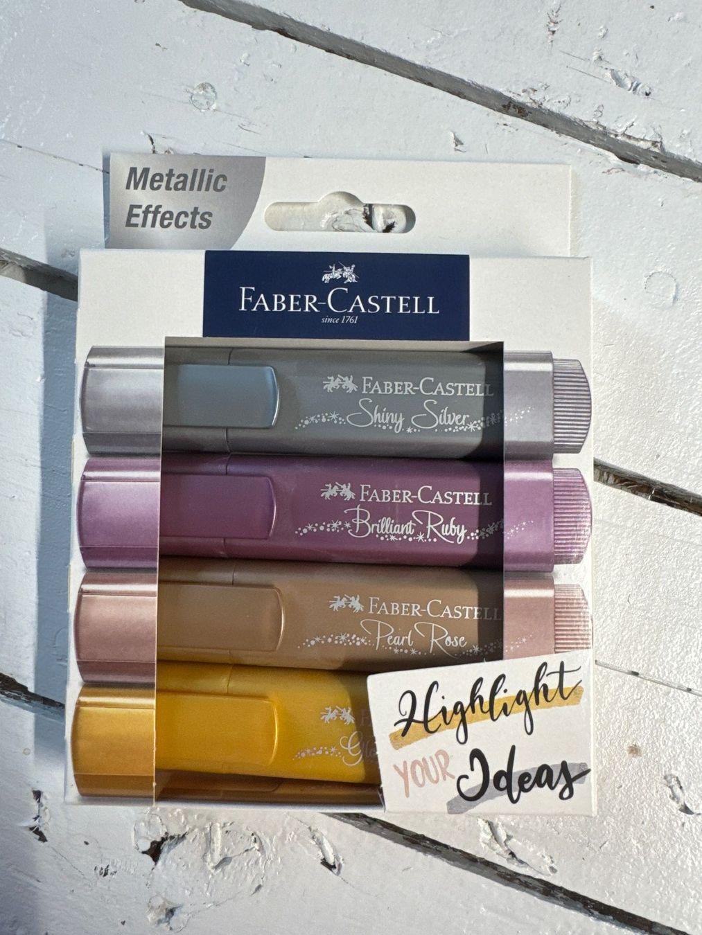 Faber-Castell Stifte & Marker: Faber-Castell / Metallic Textmarker / P – Neu (gemäss Beschreibung) aus Neukirch (Egnach) von muolen