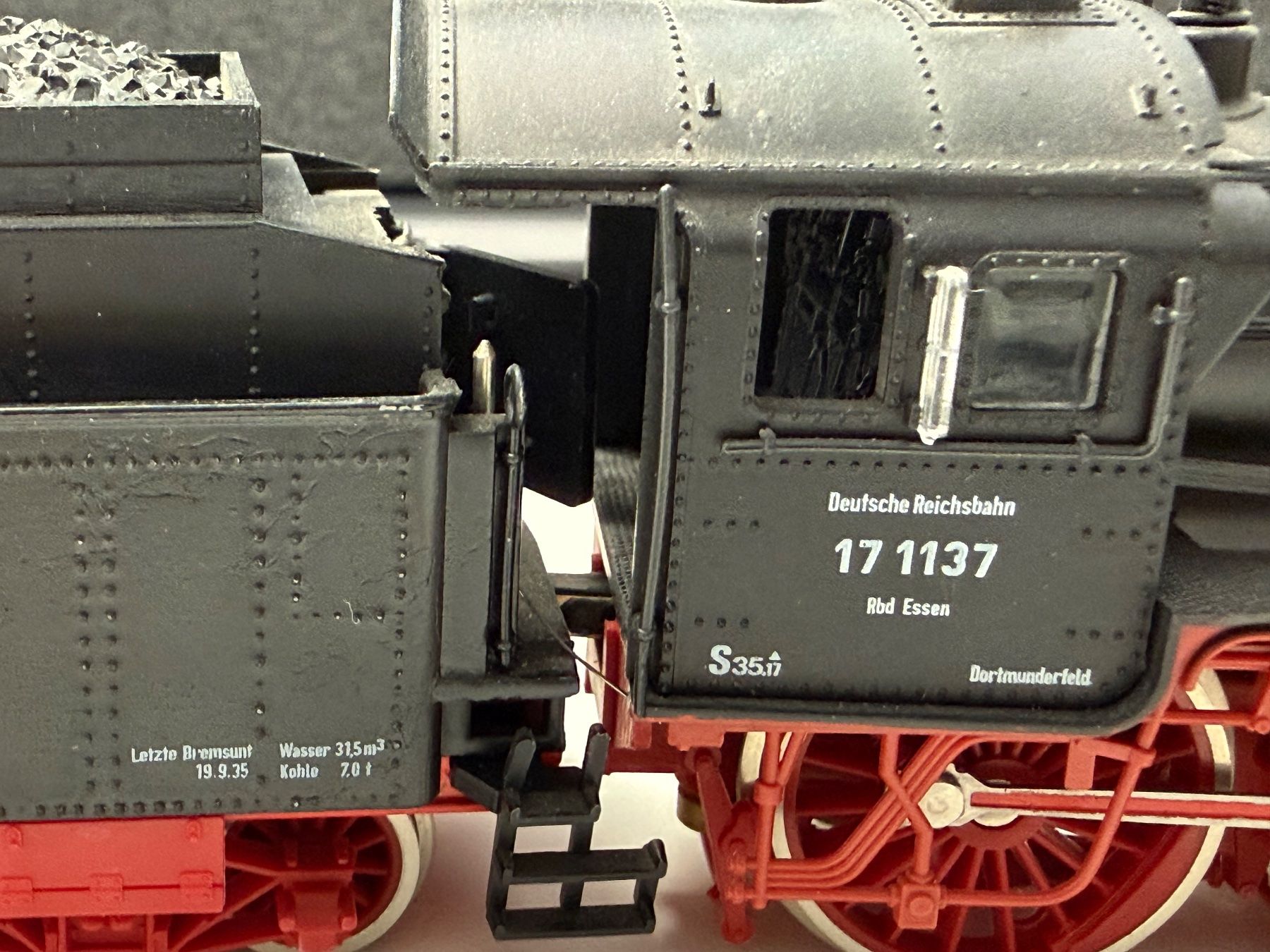 Roco Modellini di ferrovie: Roco DB BR 17 Dampflok / DC HO – Usato da Jonschwil venduto da sutfra12 6