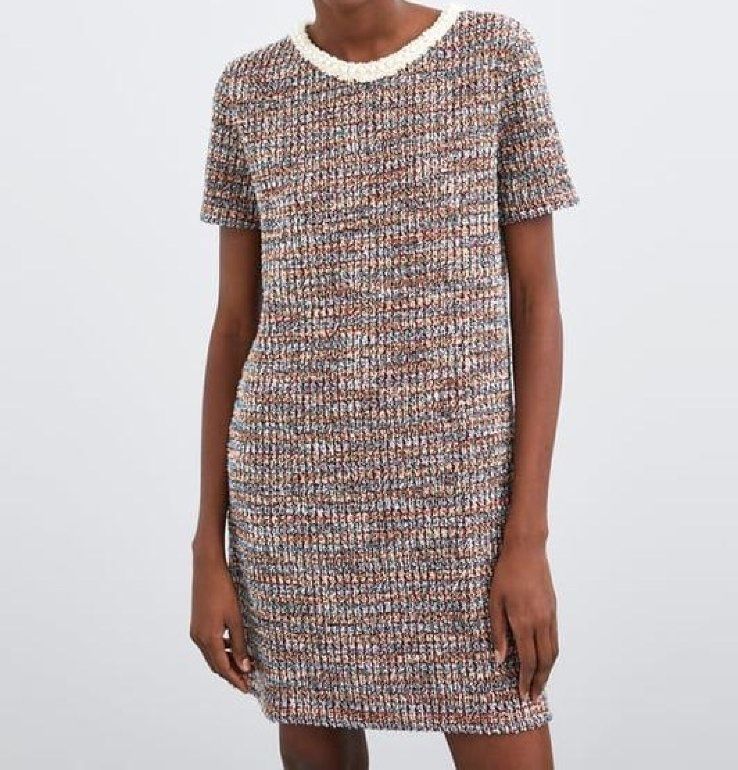 Zara Kleider: Neues Zara Kleid M Tweed elastisch  – Neu und originalverpackt aus St. Gallen von jojan 1