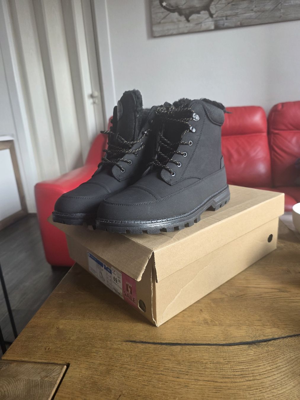 Scarpe da uomo: Lunata Winterstiefel schwarz Grösse 44 mit Innenfutter – Nuovo e nell'imballaggio originale da Oberengstringen venduto da Loni2015 1