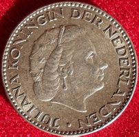 1 Gulden 1954 Juliana Königin der Niederlanden Silber