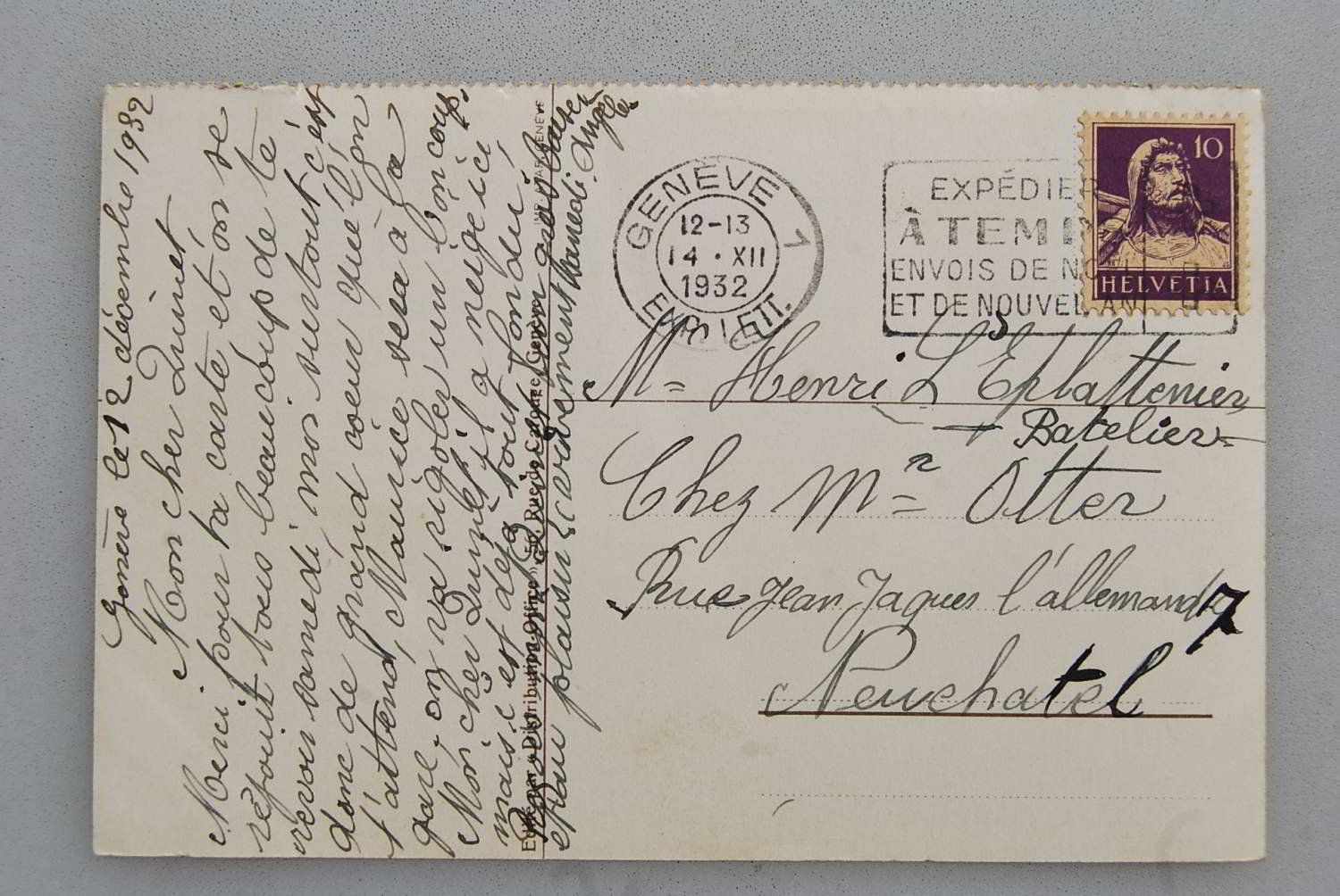 Cartoline postali: AK Matterhorn 1932 – Usato da Rüfenacht BE venduto da Toro06 1