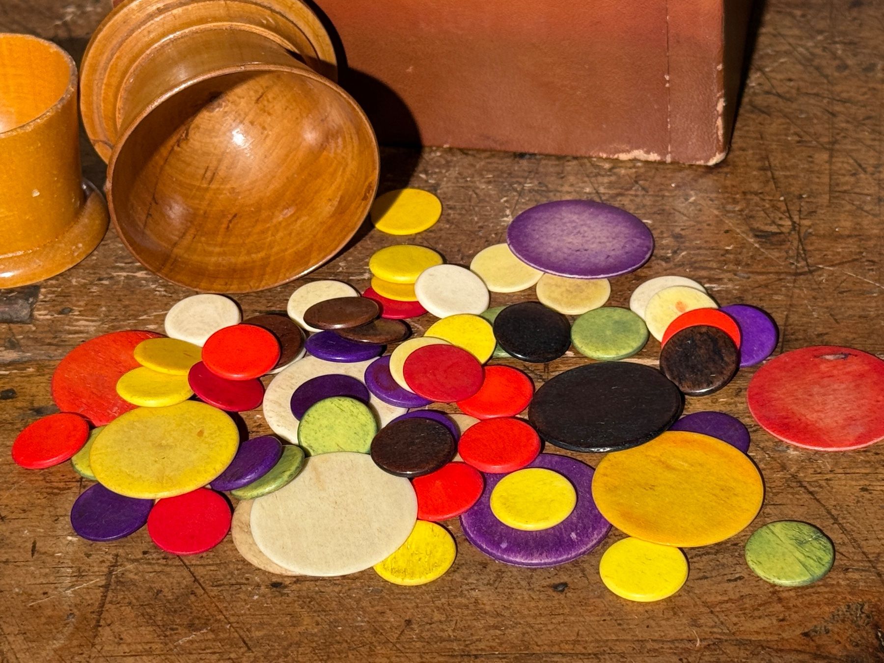 Giocattoli: Historisches Knips-Spiel Tiddledy-Winks antik gebraucht – Usato da schaffhausen venduto da VintAntik_1980 4