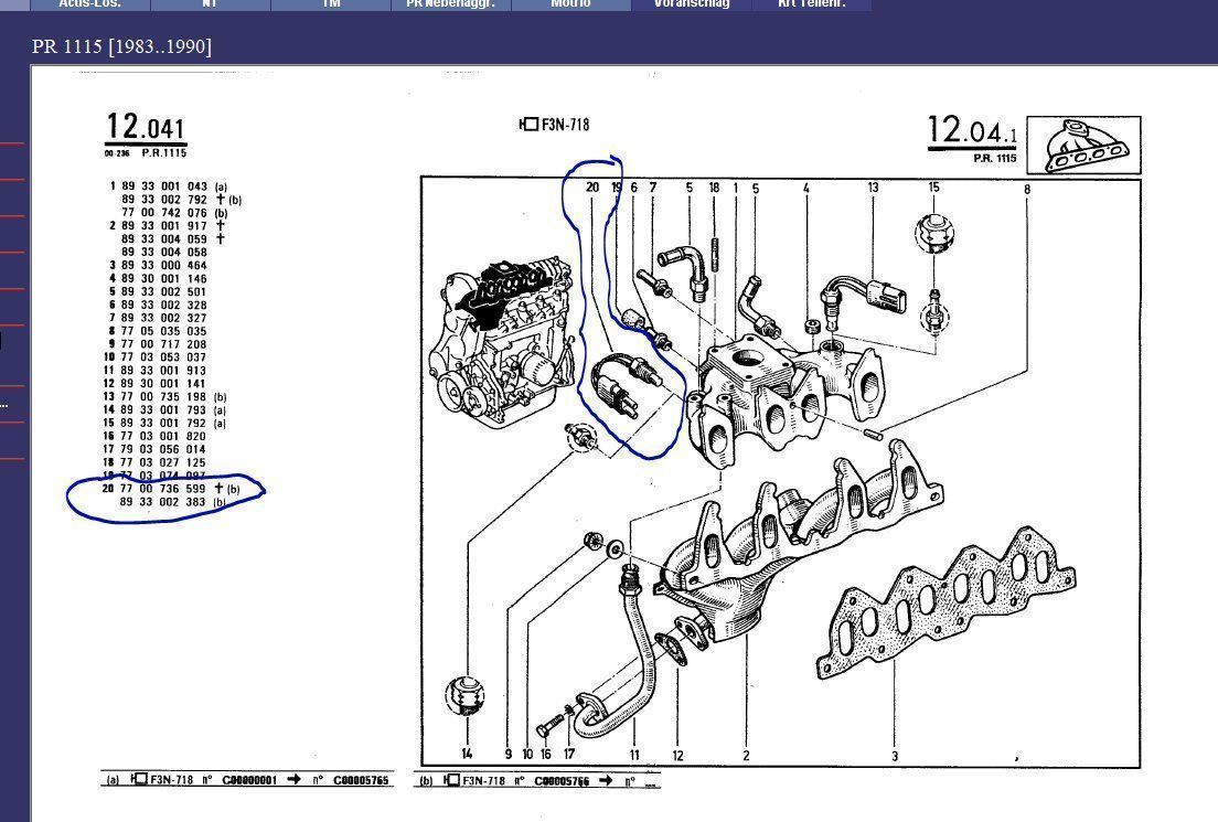 Renault Alle Autoersatzteile: Renault Temperaturfühler / Temperatursensor 89 33 002 383 – Neu (gemäss Beschreibung) aus Einsiedeln von Renaultparts 3
