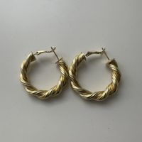 18KGP Massive Kreolen 3,5 cm