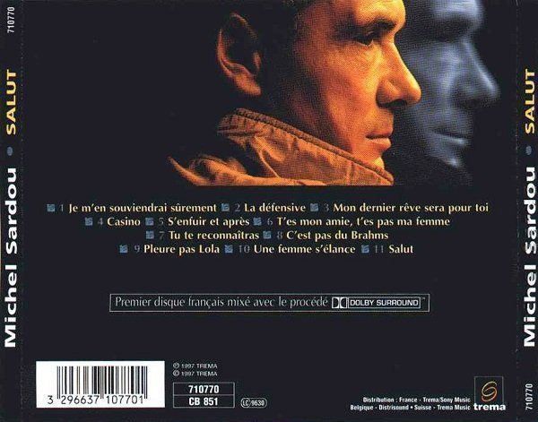CD: Michel Sardou – Salut – Usato da Bionnens venduto da Meg011 1