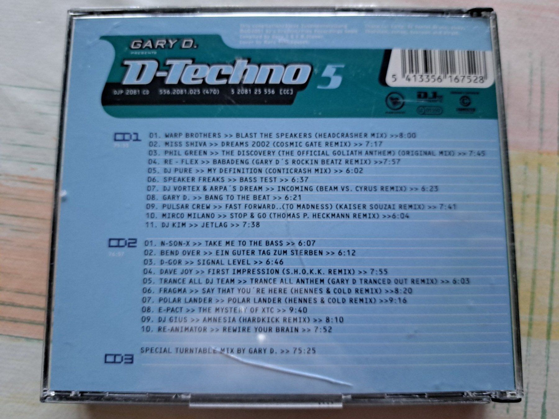 CD: Cd Gary D. - Techno-D – Usato da Pully venduto da bro_n52j 1