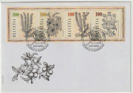 FDC Block Heilpflanzen, Medizin, 2018