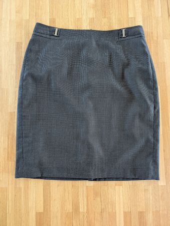 Esprit Pencil Skirt - Smart Grey Career Look, Size 36