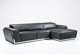Multifunctional Corner Living Room Leather Sofa Set