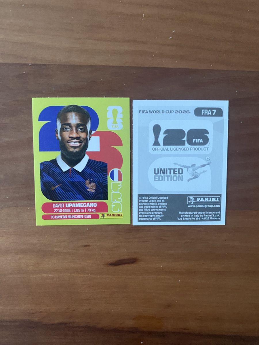 Panini Carte collezionabili: Panini FRA 7 – Nuovo e nell'imballaggio originale da Gränichen venduto da lia_1997_