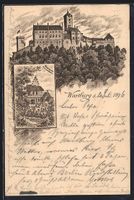 Litho Wartburg, Gesamtansicht, Blick auf