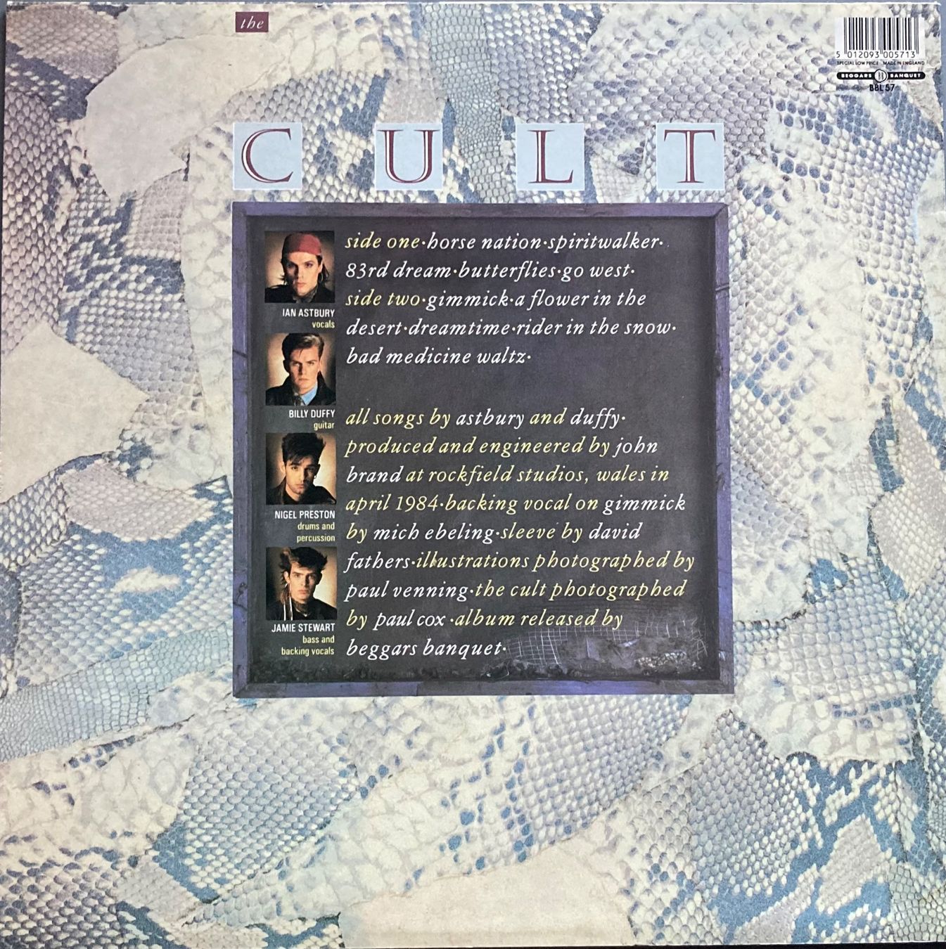 Dischi in vinile: THE CULT - DREAMTIME – Usato da Poliez-Pittet venduto da Newtown-Records 1