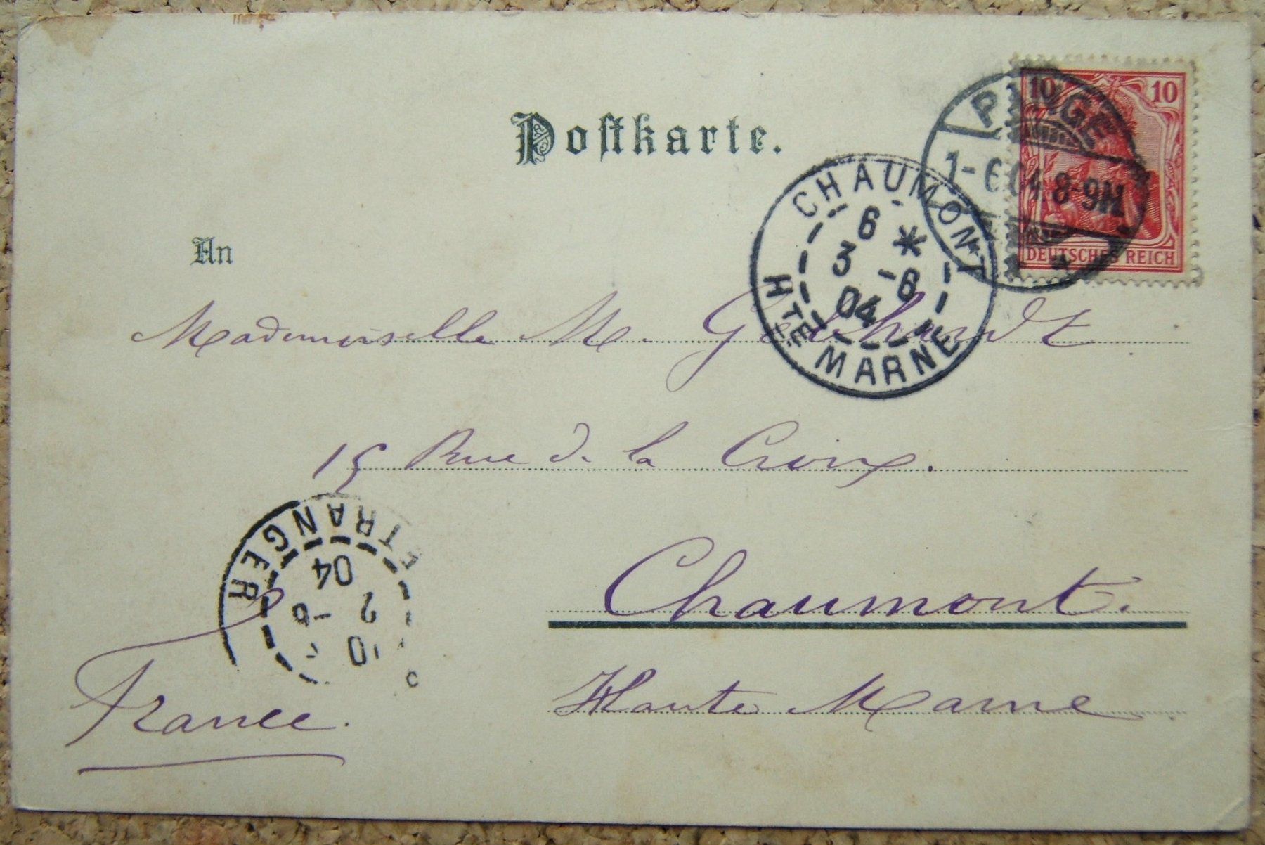 Cartes postales: LITHO GENEVE MIT WERBUNG CHOCOLAT SUCHARD 1904 – D'occasion à Brunnen par Nonne04 1
