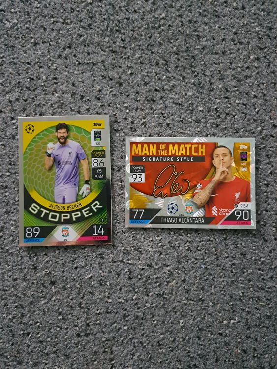 Match Attax 2 Karten Liverpool FC | Kaufen auf Ricardo