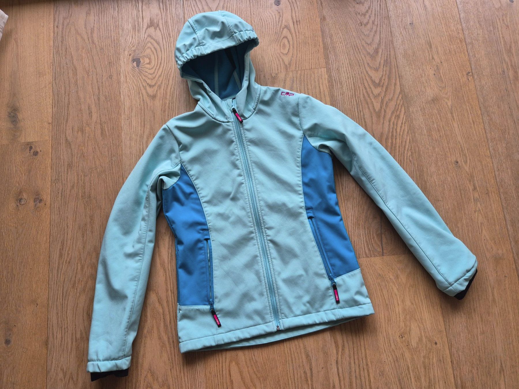 Jacken & Mäntel: Softshell Jacke (Mädchen), CMP, Gr. 176, hellblau – Gebraucht aus Küttigen von cm_3081