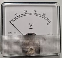 3 Analog Anzeigeinstrumente V, uA und V/A