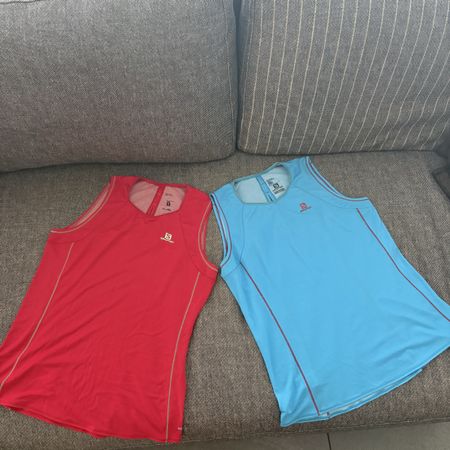 Salomon running tops. Size M. Two for summer fun!