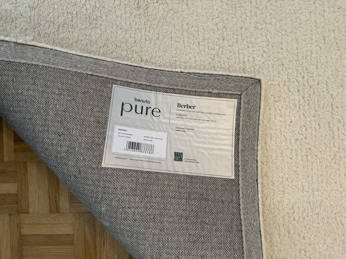 Teppiche: Soft Berber Rug by Benuta Pure - Excellent Condition! – Gebraucht aus Zürich von Curated.Chapters 3