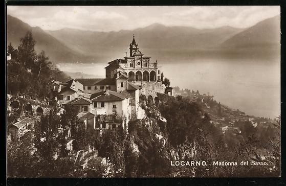 Ansichtskarten: AK Locarno, Madonna del Sasso – Gebraucht aus Berlin von bartko-reher