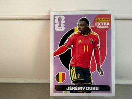 Jérémy Doku Extra Sticker Panini