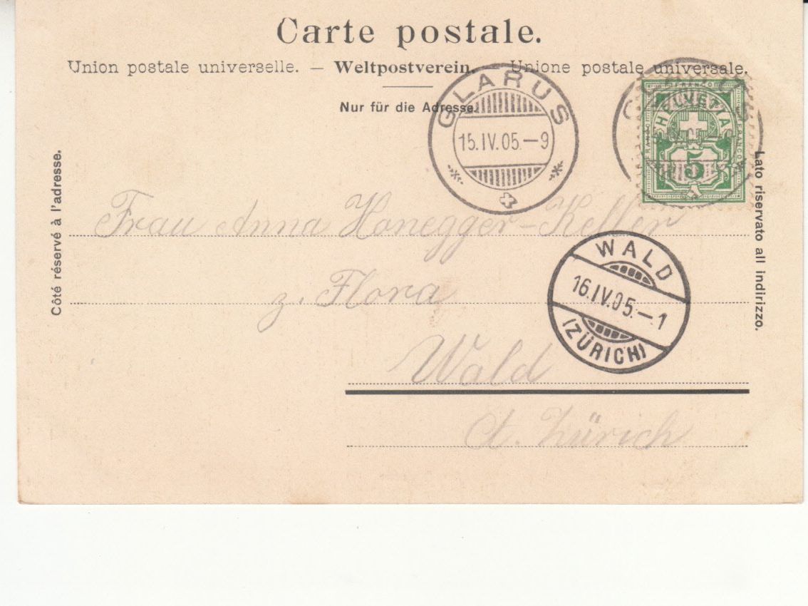Cartoline postali: Obersee 1905 – Usato da Bürglen TG venduto da StampGraf 1