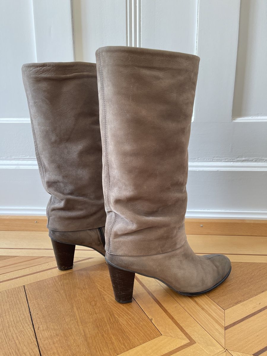 Paul Green Scarpe da donna: Stiefel Paul Green, Gr. 6.5, Taupe – Usato da Zürich venduto da Balanca 1
