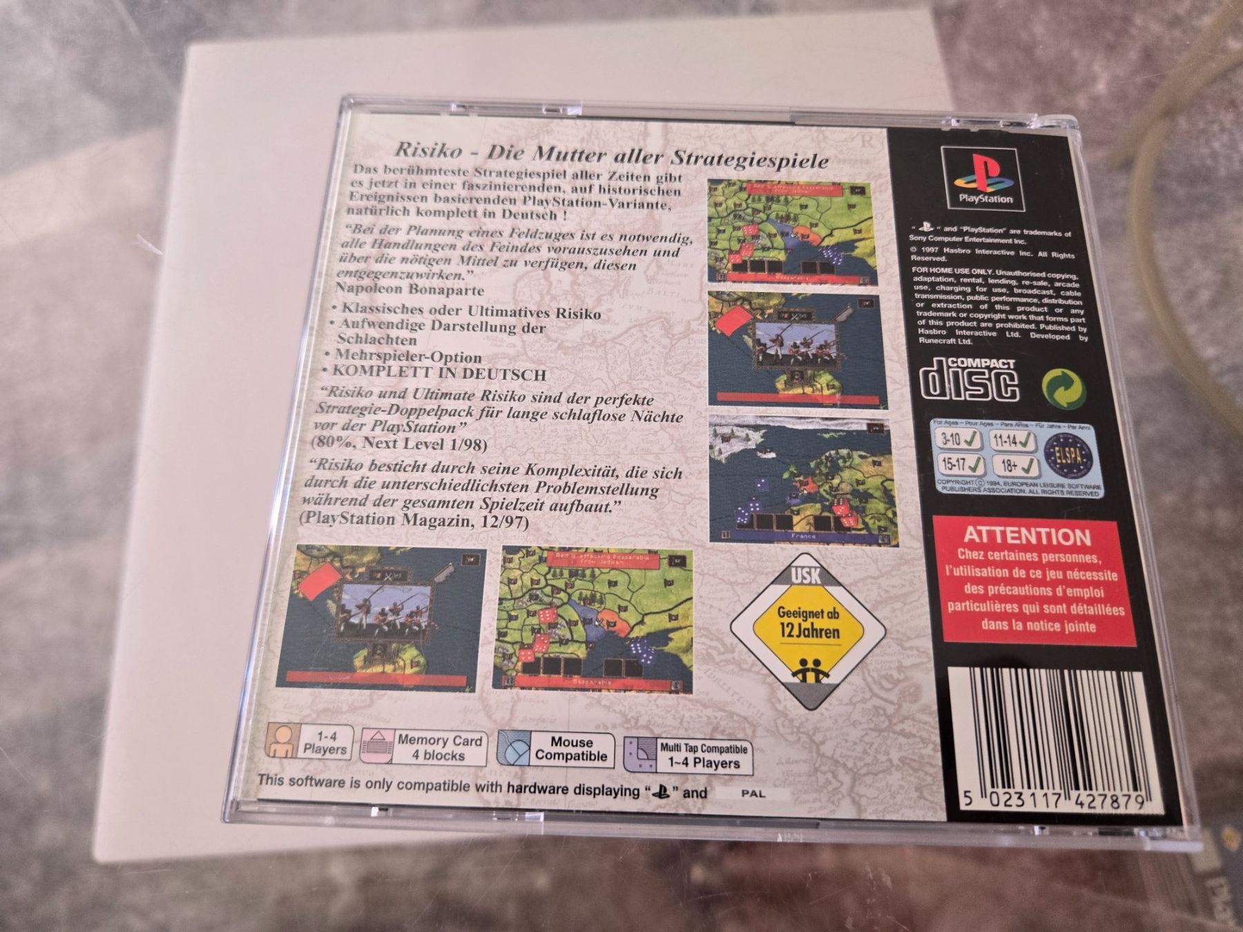 Giochi: Risiko PS1 – Usato da Bussigny venduto da Kfdlt 1