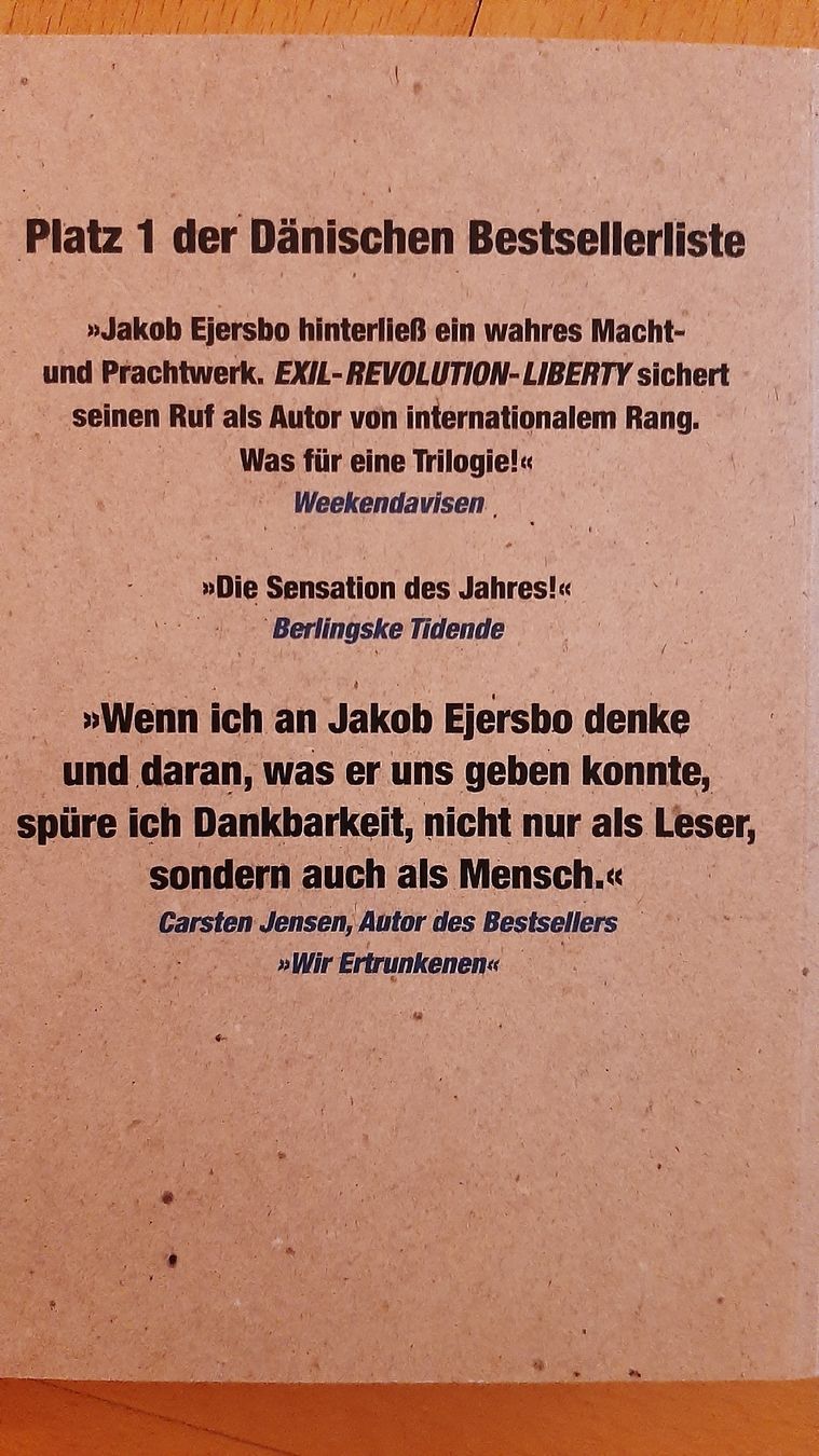 Libri: Trilogie von Jakob Ejersbo – Usato da St. Gallen venduto da petertravel 2