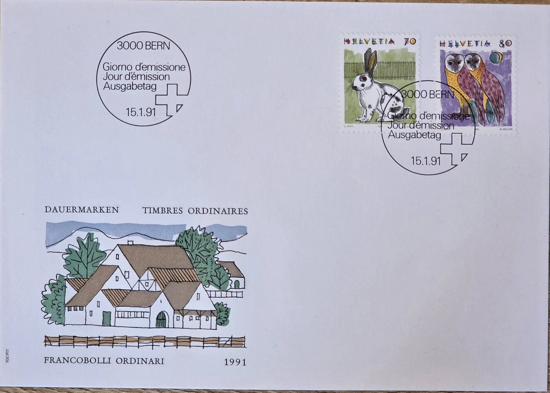 Tutti i francobolli: First Day FDC 1991 – Usato da Rohrbach venduto da lod_m58r